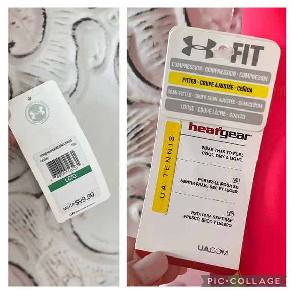 NEW UNDER ARMOUR HEAT GEAR TENNIS PICKLEBALL DRESS - Picture 4 of 5